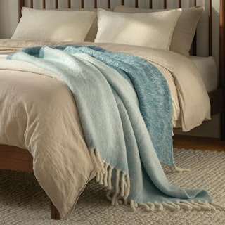 Jadara Throw - Peacock Blue