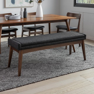 Chantel 56" Bench - Licorice