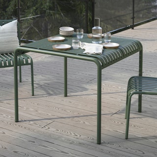 Sarek 35.5" Outdoor Dining Table - Khaki Green