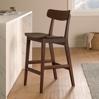 Ecole Counter Stool - Walnut