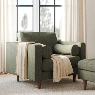 Sven 42" Tufted Lounge Chair - Fir Green