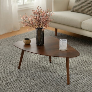 Amoeba 29.5" Coffee Table - Walnut