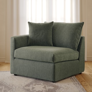 Lenae 36.25" Left Arm Module - Eleos Green