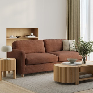 Vati 92" Sofa - Napa Rust