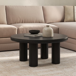 Adel 35" Coffee Table - Black