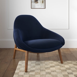 Sunny 32" Velvet Lounge Chair - Hale Ink