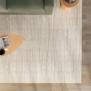 Lorens 9 x 12 Wool Rug - Beige