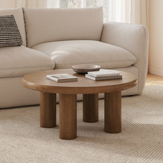Adel 35" Coffee Table - Smoked Oak