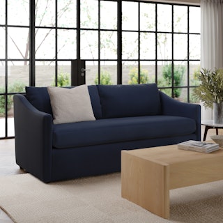 Landry 72" Velvet Loveseat - Hale Ink