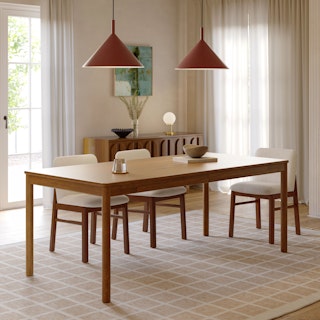 Heidi 78" - 97.5" Extendable Dining Table - Walnut